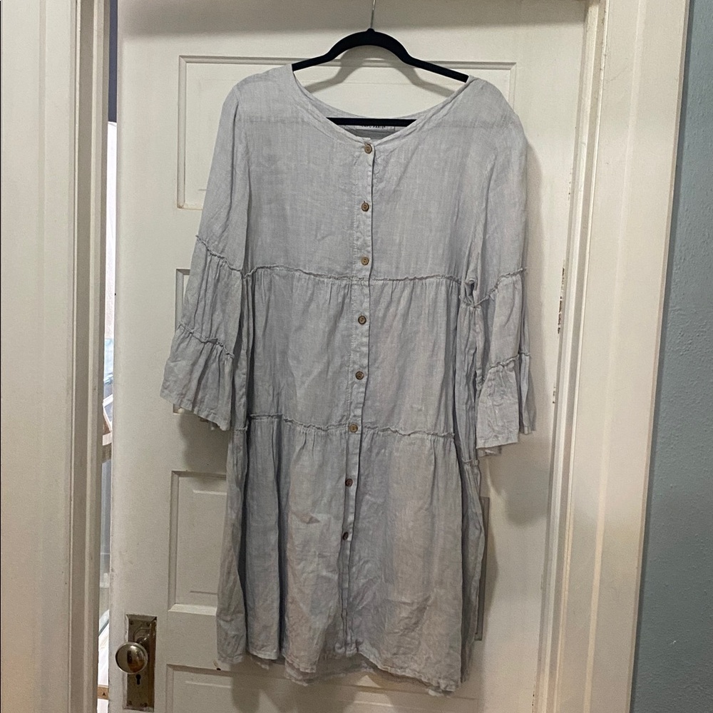 LINEN DRESS